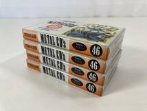 【未開封品】maxell マクセル カセットテープ メタル 46 METAL CD's ４本セット_画像2