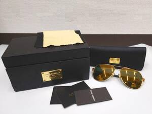 27286 DOLCE & GABBANA ドルガバ GOLD EDITION BASALTO COLLECTION サングラス 使用感あり