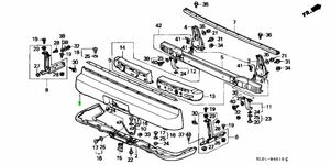 ★新品★ 未塗装 未使用 希少 NSX NA1 NA2 後期 純正 リア バンパー Rear Bumper ホンダ HONDA ACURA Mugen Spoon 無限 スプ―ン