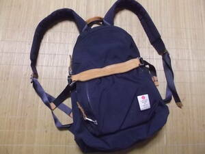  cow leather leather part use navy blue AS2OVasob rucksack backpack 