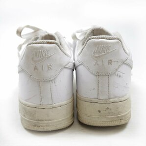 28.5㎝表記 NIKE AIR FORCE 1 ナイキ エアフォースワン スニーカー ホワイト 白 ローカット 定番 カジュアル /24.3.1/P293の画像6