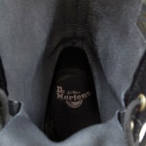 美品　UK7　26cm相当　Dr.Martens　ドクターマーチン　8ホール　ブーツ　イエローステッチ　軽量ソフトレザー　ブラック/24.3.10/P311_画像9