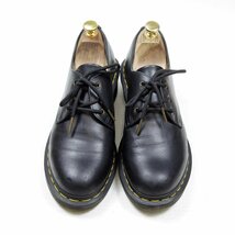 美品　UK8　27cm相当　Dr.Martens　ドクターマーチン　3ホール　シューズ　ブーツ　イエローステッチ　AW004　ブラック　黒/24.3.8/P312_画像2