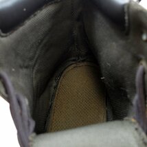 UK9　28cm相当　Dr.Martens　ドクターマーチン　6ホール　レザーシューズ　ブラウン　茶 イエローステッチ/24.3.9/P340_画像8