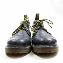 UK10　29cm相当　Dr.Martens　ドクターマーチン　3ホール　レザーシューズ　ブーツ　ホワイトステッチ　ブラック/24.3.13/P377_画像3