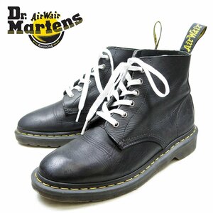 UK6　25cm相当　Dr.Martens　ドクターマーチン　6ホール　ブーツ　ブラック　イエローステッチ　黒/24.3.20/P435