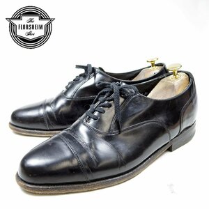 10-3E表記　28cm相当　Florsheim　IMPERIAL フローシャイム　インペリアル　ストレートチップ　レザーシューズ　　ブラック/24.3.22/P501