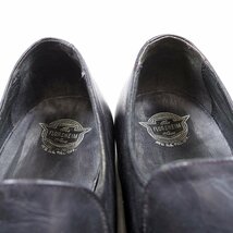 10D表記 28m相当 Florsheim フローシャイム スリッポンローファー 革靴　レザー ドレスシューズ ブラック/24.3.22/P502_画像8