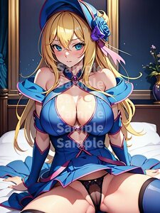 ブラックマジシャンガール 遊戯王 A4 アート ポスター イラスト 同人 美少女 ファンアート アニメ 高品質 セクシーアート【a311】