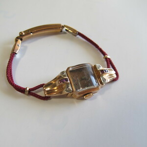 ②レディース　アンティーク手巻き腕時計RIMA　14金　 　スイス製　　ＵＳＥＤ
