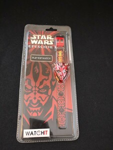 STAR WARS EPISODE *FLIP TOP WATCH* Звездные войны наручные часы *Darth Maul* Darth Maul 