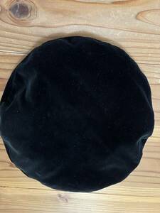 agnes.b ベレー帽 コールテン 黒 ブラック アニエスベー フランス製 美品