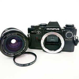 【OLYMPUS OM10 シャッターOK】『オリンパス 一眼レフ フィルム カメラ SIGMA レンズ 1:2.8-4 F=35-70㎜ Kenko フィルター付』写真 レトロ