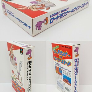 希少 1円～『ロードランナーvsワイリーコヨーテ 箱 説明書 保証書 ハガキ』スーパーファミコン ⑬ Nintendo カセット SFC ソフト SUNSOFTの画像10