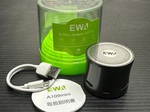 B124★【美品】箱付き EWA ワイヤレススピーカー 超コンパクト ボディワイヤレス Bluetooth／A109mini_画像1