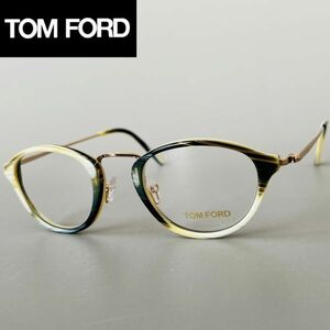 Очки Том Форд мужские дамы Бостон ◆ Том Форд ◆ зеленый бежевый золото