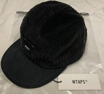 ★1円スタート★【中古】WTAPS 21AW T-5 04 CAP COTTON CORDUROY 212HCDT-HT04 BLACK size FREE neighborhood supreme_画像1