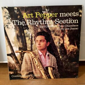 【LP】オリジ★アート・ペッパー / ART PEPPER / ミーツ・ザ・リズム・セクション / US盤 / CONTENPORARY C3532 MONO DG