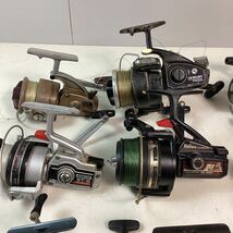 y3115 リール 12点 まとめ売り DAIWA ダイワ SHIMANO シマノ OLYMPIC 等 釣具 釣り フィッシング カーボン スプール 動作未確認 中古_画像2