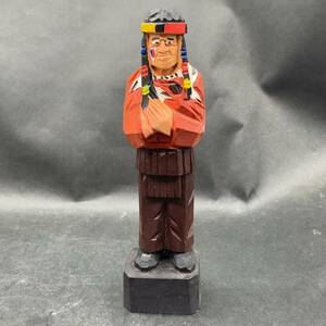 a-81343 Vintage Folk Art マドロス人形 ナバホ インディアン 木彫り