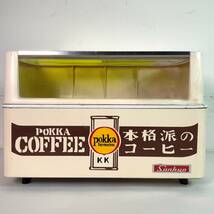 f-72636 動作品 Sankyo 三共 ポッカコーヒー 本格派のコーヒー 三共加温器 MH-20形 昭和レトロ 保温 ドリンクウォーマー_画像1