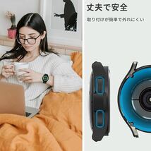 c-869 SPGUARD フィルム Compatible with Samsung Galaxy Watch 6 43mm フィルム 保護ケース ガラスフィルム 保護カバー フィルム別売り_画像5