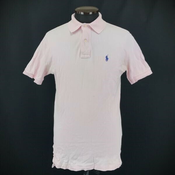 Ralph Lauren★半袖ポロシャツ【Mens size -S/薄ピンク/light pink】Tops/Shirts◆BG984-A