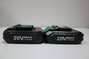 　N2940 & 2個セット 13809 20V 互換バッテリー 2000mAh