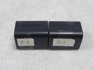 E7315 L SONY original battery pack NP-FH60 remainder amount 82/86 minute 