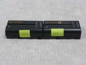 E7291 L 2 piece set ]SONY original battery pack NP-F550 (7.2V)