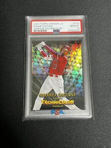 【PSA10】世界に2枚! SSP 大谷翔平 2023 Topps Chrome Logofractor Edition Topps in Technicolor #TT-2 Shohei Ohtani MLB