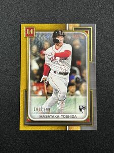 【299枚限定】吉田正尚 2023 Topps Museum Collection Gold #24 Masataka Yoshida Rookie RC MLB