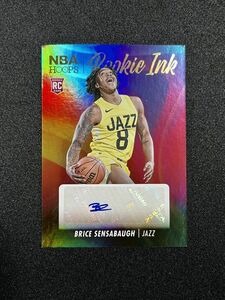 【RC】 Brice Sensabaugh ブライス・センサボー 2023-24 Panini NBA Hoops Rookie Ink Auto 直筆サイン ジャズ *説明必読