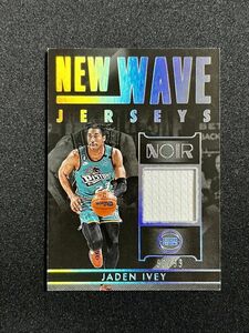 【99枚限定】 Jaden Ivey ジェイデン・アイビー 2022-23 Panini NBA Noir New Wave Jerseys Rookie RC ピストンズ