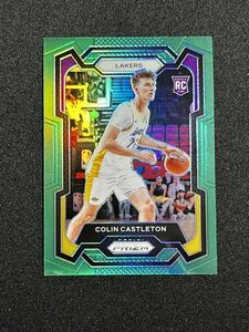 【RC】 Colin Castleton コリン・キャッスルトン 2023-24 Panini NBA Prizm Green Prizm Rookie レイカーズ *説明必読