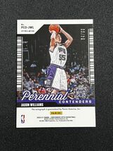 Jason Williams ジェイソン・ウィリアムス 99枚限定 2020-21 Panini Contenders Optic Silver Prizm Auto 直筆サイン キングス_画像2