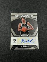 【RC】 Noah Clowney ノア・クラウニー 2023-24 Panini NBA Prizm Rookie Auto 直筆サイン ネッツ *説明必読_画像1