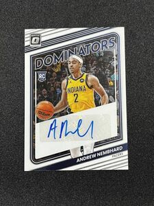 【RC】 Andrew Nembhard アンドリュー・ネムハード 2022-23 Panini NBA Donruss Optic Rookie Auto 直筆サイン ペイサーズ