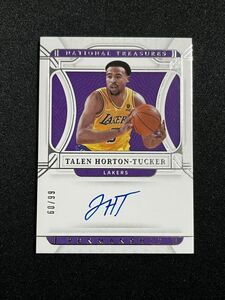 Talen Horton-Tucker ホートンタッカー 99枚限定 2021-22 Panini NBA National Treasures Auto 直筆サイン レイカーズ ジャズ