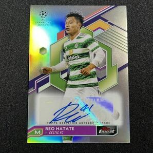 旗手怜央 直筆サインカード 2022-23 Topps Finest Refractor Auto Reo Hatate Celtic 日本代表 Aの画像1