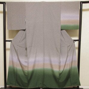 ドークブア■付下げ たたき 裾暈し しつけ付 極上の逸品 ☆ 120の画像1