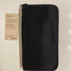 ★ パスポートケース・クリアポケット付 ★ MUJI 無印良品