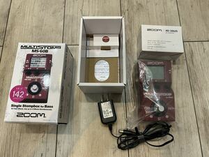 美品 ZOOM マルチエフェクター マルチストンプ MULTISTOMP エフェクター マルチ ズーム MS-60B 純正アダプター付