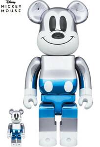 BE@RBRICK fragmentdesign MICKEY MOUSE BLUE Ver.400% 100% EXHIBITION '23 開催記念商品 ミッキー フラグメント ベアブリック 