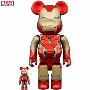 BE@RBRICK IRON MAN MARK85 CHROME Ver. 100％ & 400％MARVEL マーベル アイアンマン ベアブリック MEDICOM TOY メディコム トイ