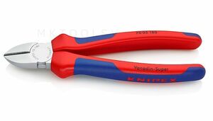 KNIPEX クニペックス 精密 斜めニッパー 7005-180