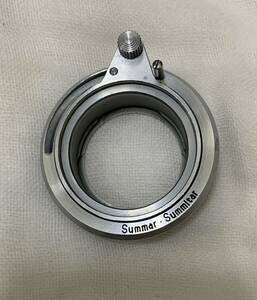  Leica Leitz Summar. Summitar bar nak lens for four kasing ring parts 