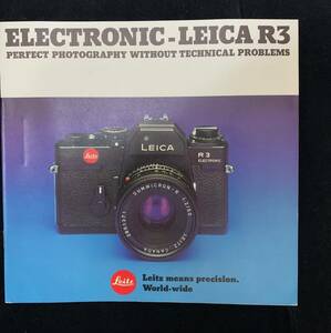 ライカ Leica R3 1976年カタログ 全39ページ英語版 美品