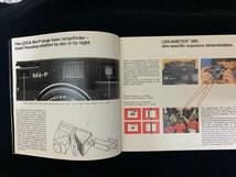 ライカ LEICA M4-P カタログ 全23ページ英語版 美品 _画像5