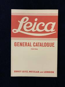 ライカ Leitz General Catalogue 1936年 大変珍しいライカ総合カタログ全95ページ 美品